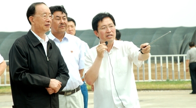 原中共中央書記處書記、中紀(jì)委副書記何勇視察我公司